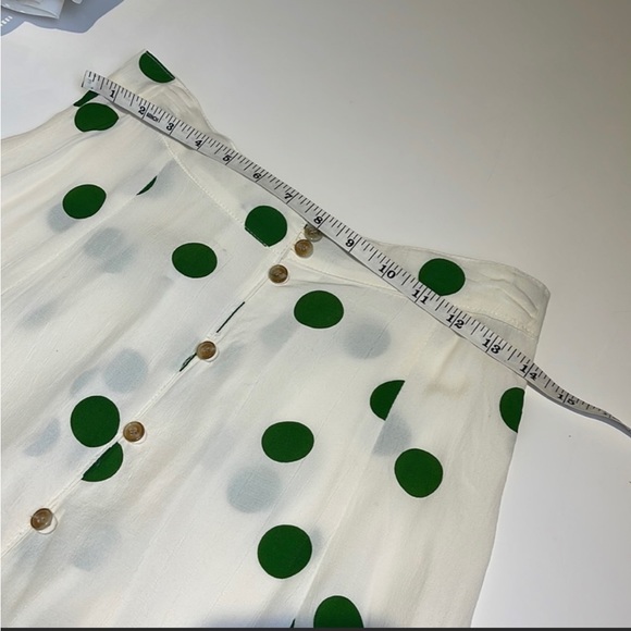 Faithfull The Brand Marin Lolita Polka Dot Skirt Size 2 - Picture 9 of 10